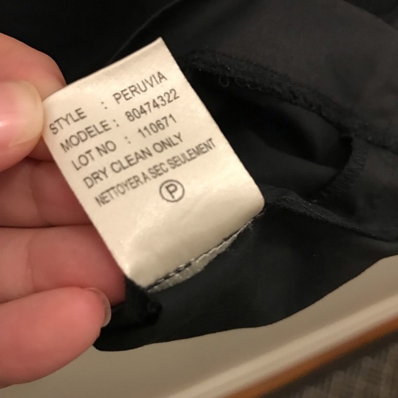 Theory Peruvia Paperbag Skirt 4 black bow tie - Picture 9 of 9